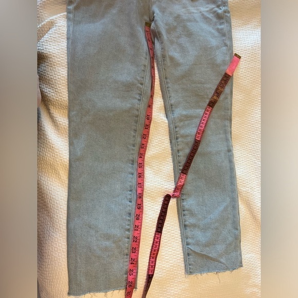 Good American INDIGO145 Women's Good Legs Raw Hem Cigarette Jeans - Picture 14 of 16